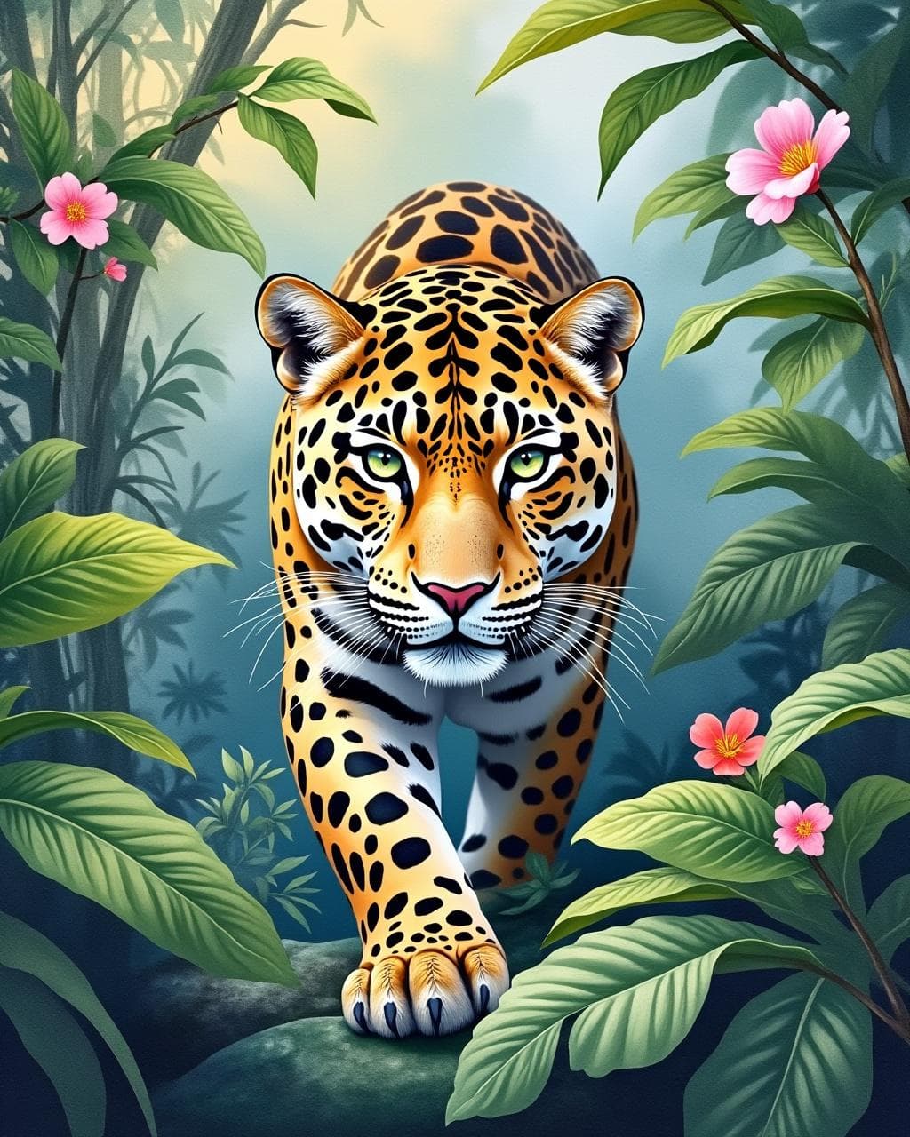 Example art generated in Watercolor style