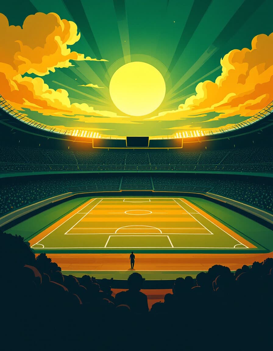 Ejemplo de arte generada en estilo Estadio