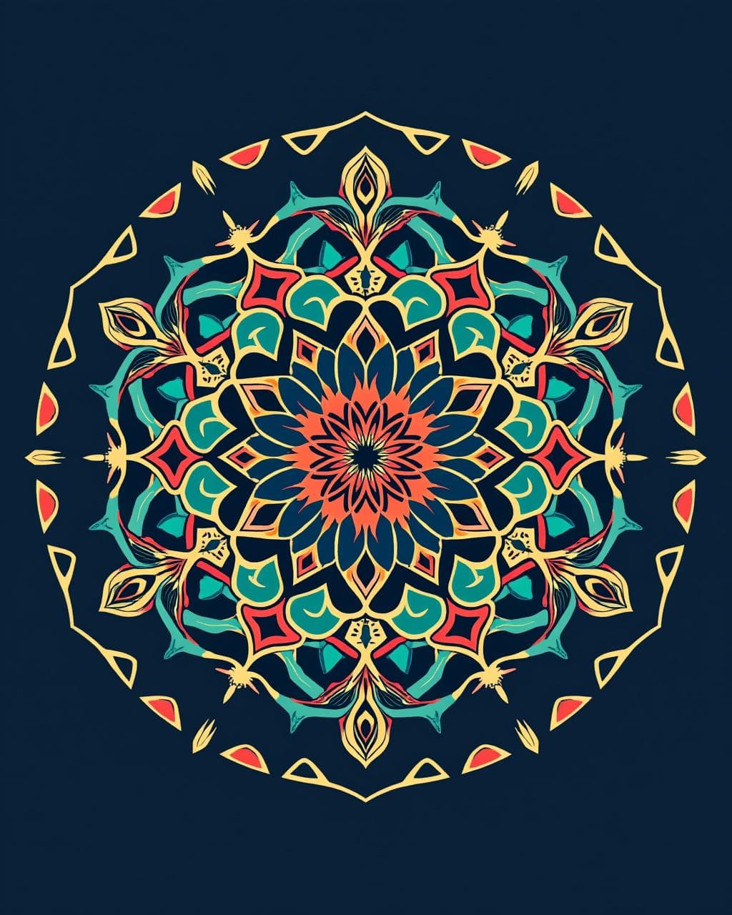 Example art generated in Geometric style