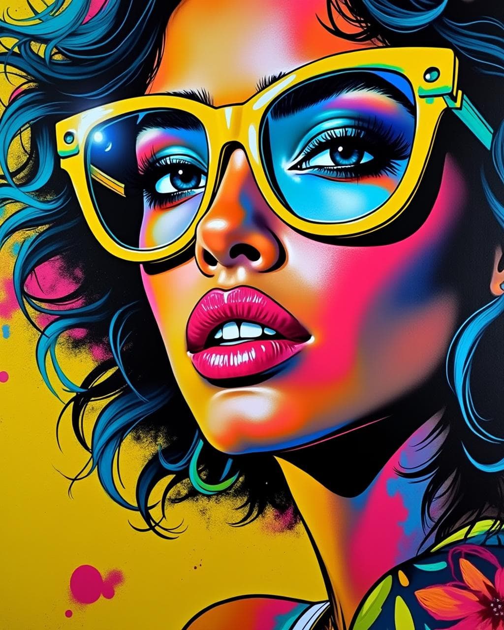 Example art generated in Street Art style