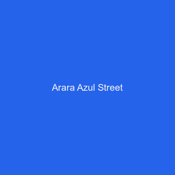 Arara Azul Street
