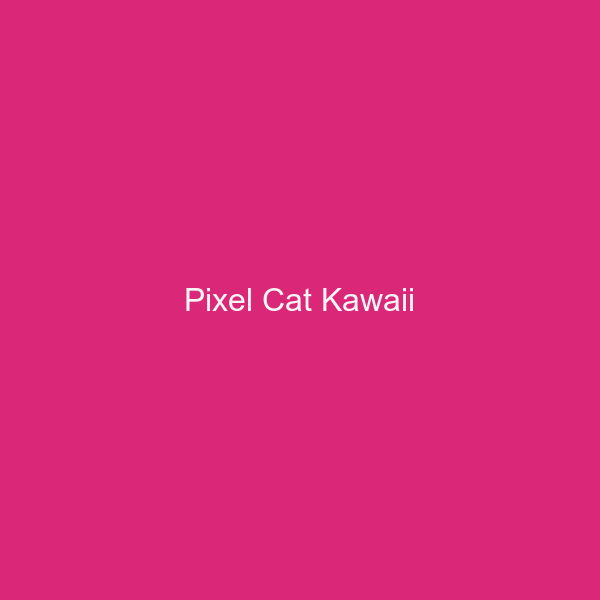 Pixel Cat Kawaii